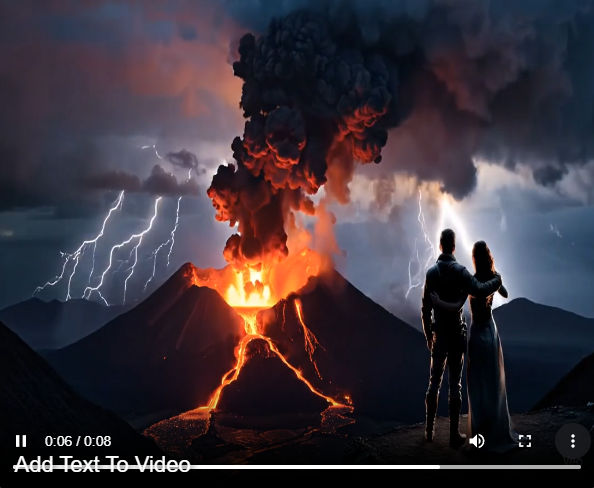 man-woman-watch-volcano